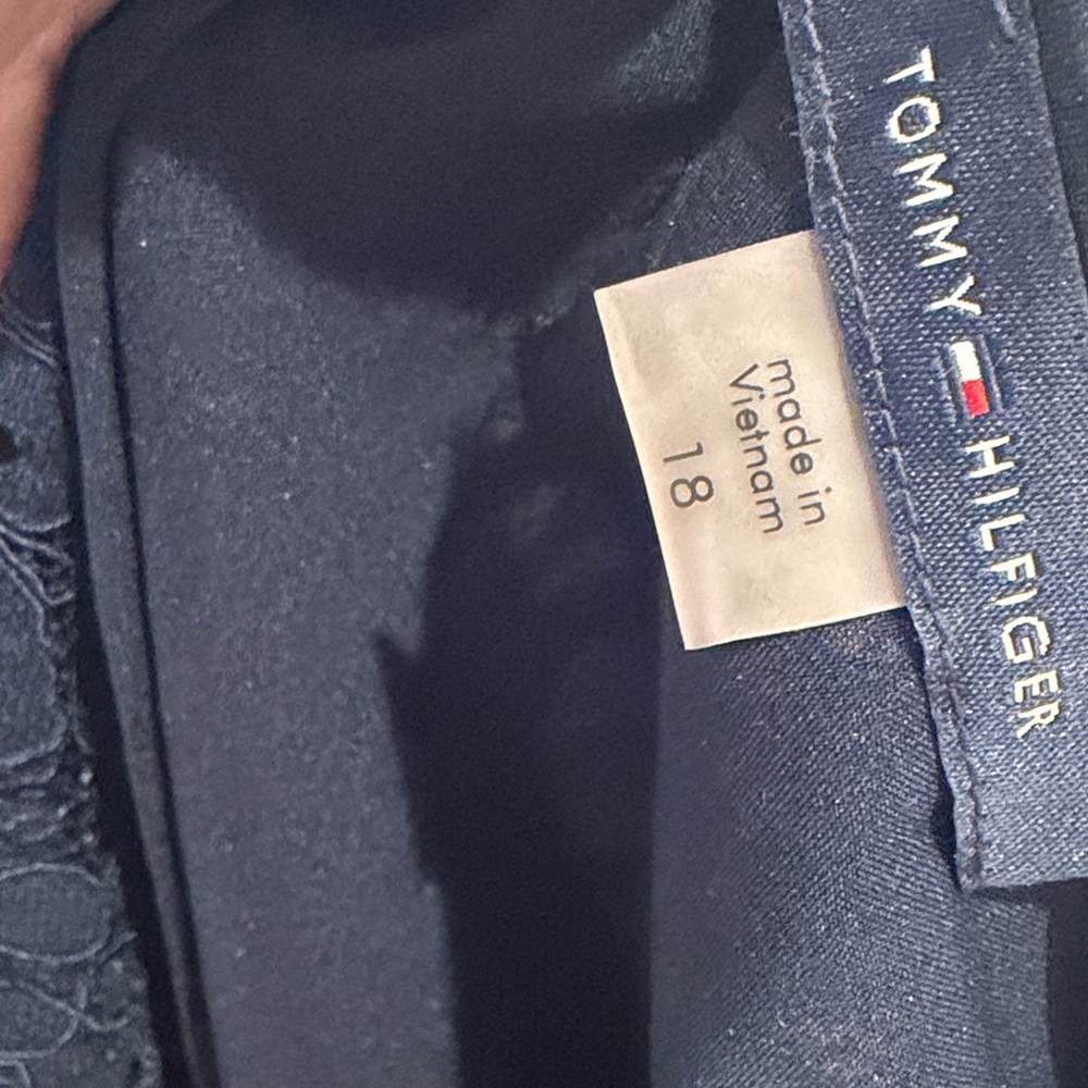 Tommy Hilfiger Elegant Navy Lace Dress size 18 - Picture 9 of 11